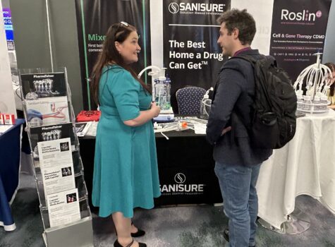 SaniSure's stand at BioProcess event in the UK
