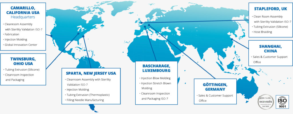 SaniSure® Map of Locations