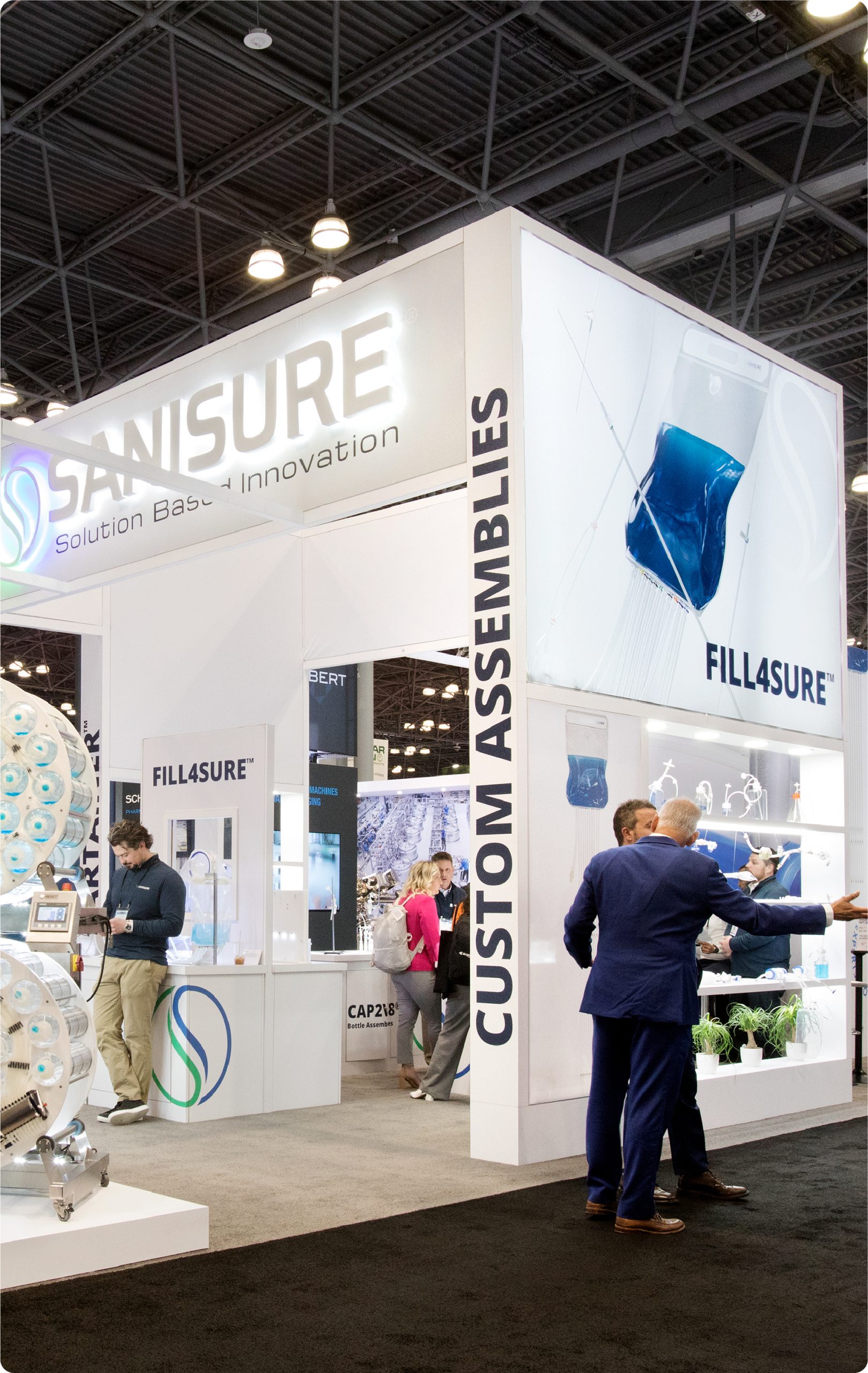 CPHI SaniSure Event Booth