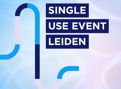 Single-Use Event Leiden 2026 event card, September 15 in Oegstgeest Netherlands, SaniSure exhibitor and sponsor