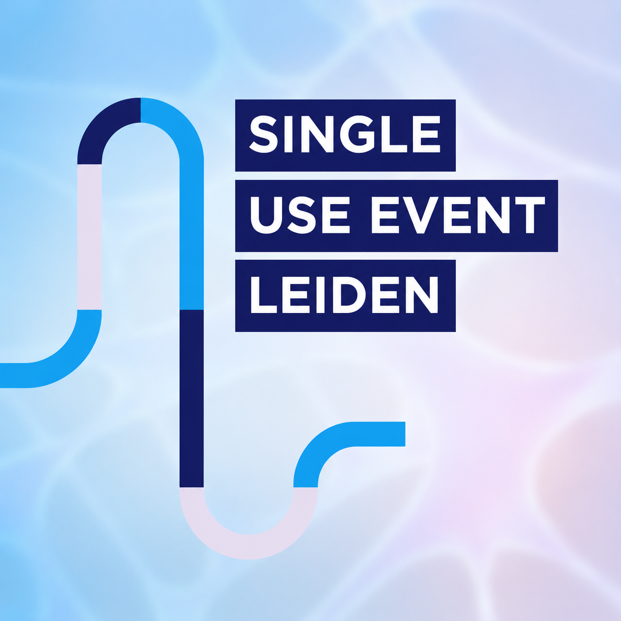 Single-Use Event Leiden 2026 event card, September 15 in Oegstgeest Netherlands, SaniSure exhibitor and sponsor